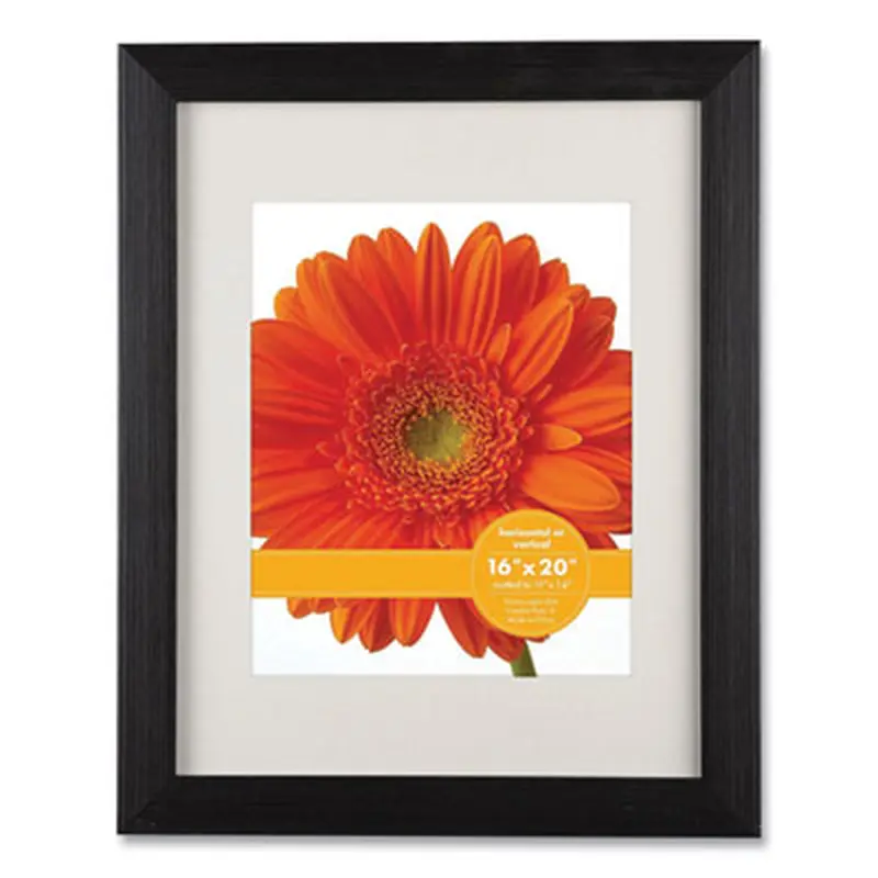 Woodtone Poster Frame with Mat, 11 x 14 Insert, Cappuccino - Frames | Victory Light