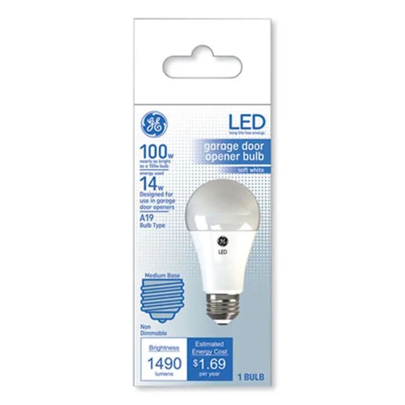 LED Soft White A19 Garage Door Opener Bulb, 14 W - Light Bulbs | GE