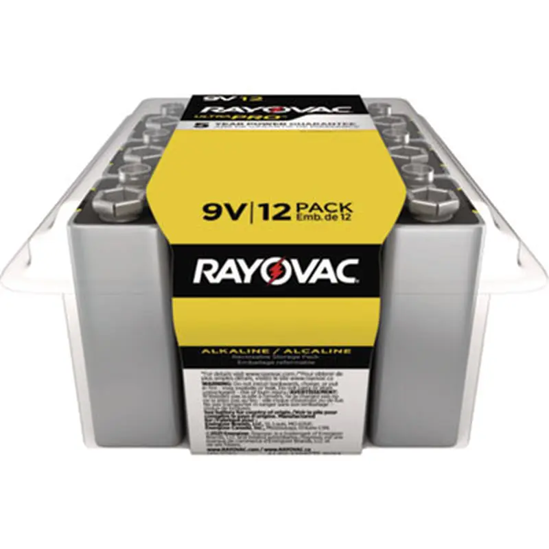 Ultra Pro Alkaline 9V Batteries, 12/Pack - Batteries | Rayovac