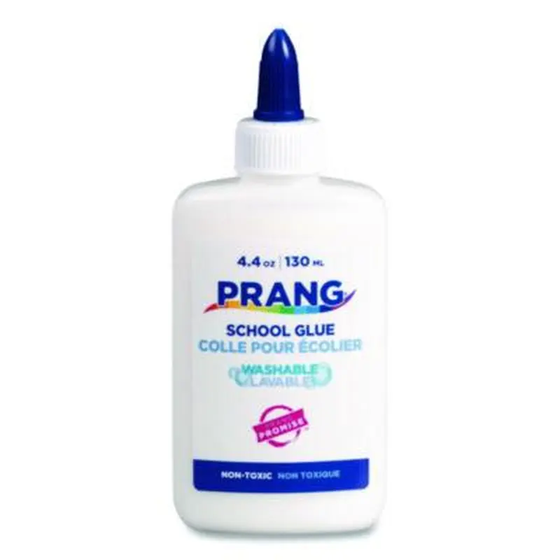 Washable Liquid White School Glue, 4.4 oz, Dries Clear - Glue | Prang