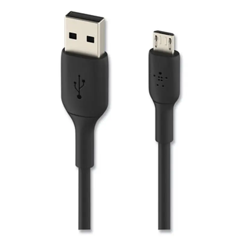 BOOST CHARGE USB-A to Micro USB ChargeSync Cable, 3.3 ft, Black - Adapters/Chargers | Belkin