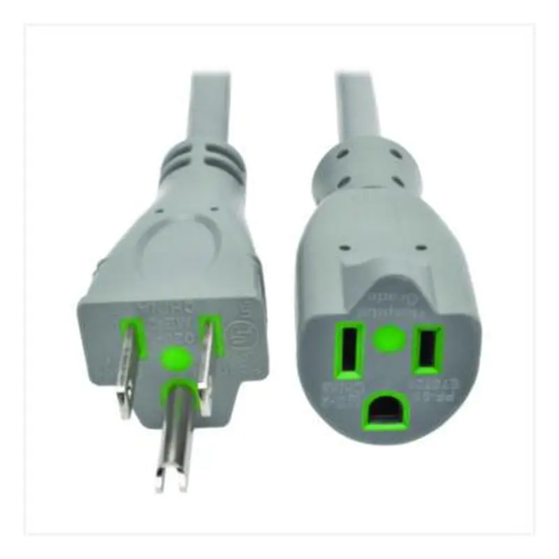 Hospital-Grade Extension Cord, 15 ft, 15 A, Gray - Extension Cords | Tripp Lite by Eaton