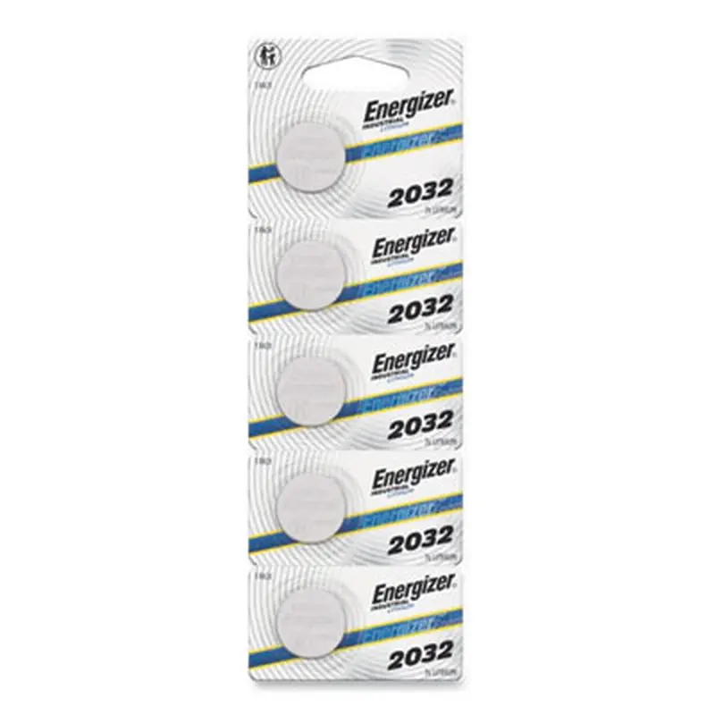 Industrial Lithium CR2032 Coin Battery with Tear-Strip Packaging, 3 V, 100/Box - Batteries | Energizer
