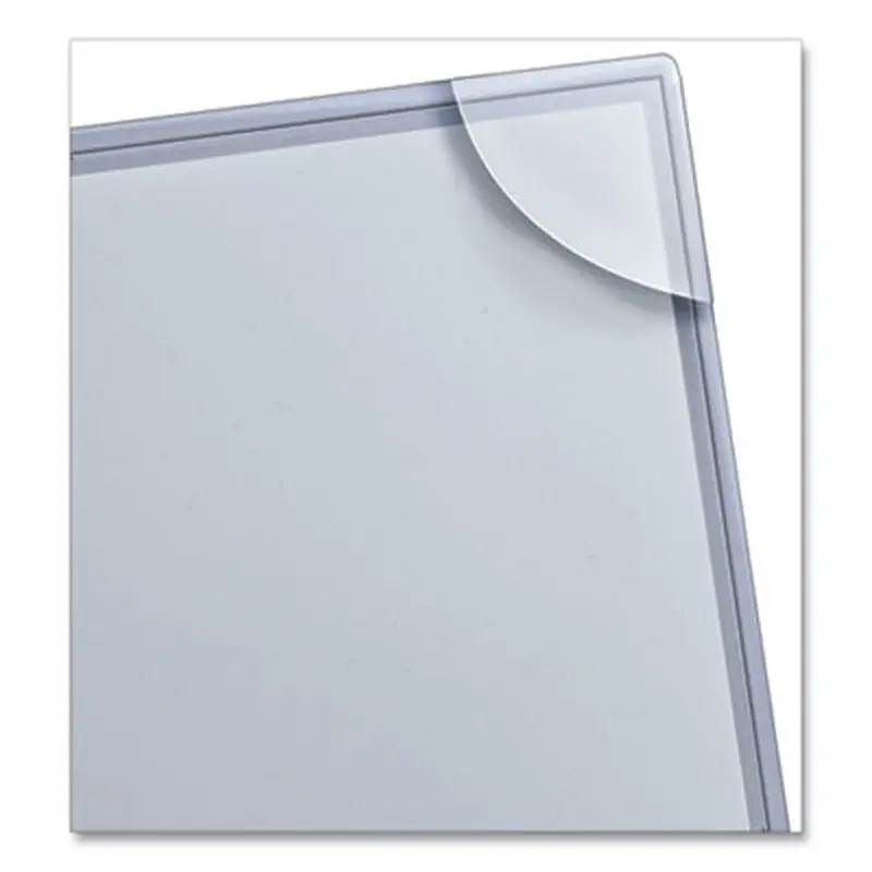 Three-Hole Punched Corner Lock Plastic Sleeves, 9.5 x 11.75, Clear, 4/Pack - Binder Pockets | Avery