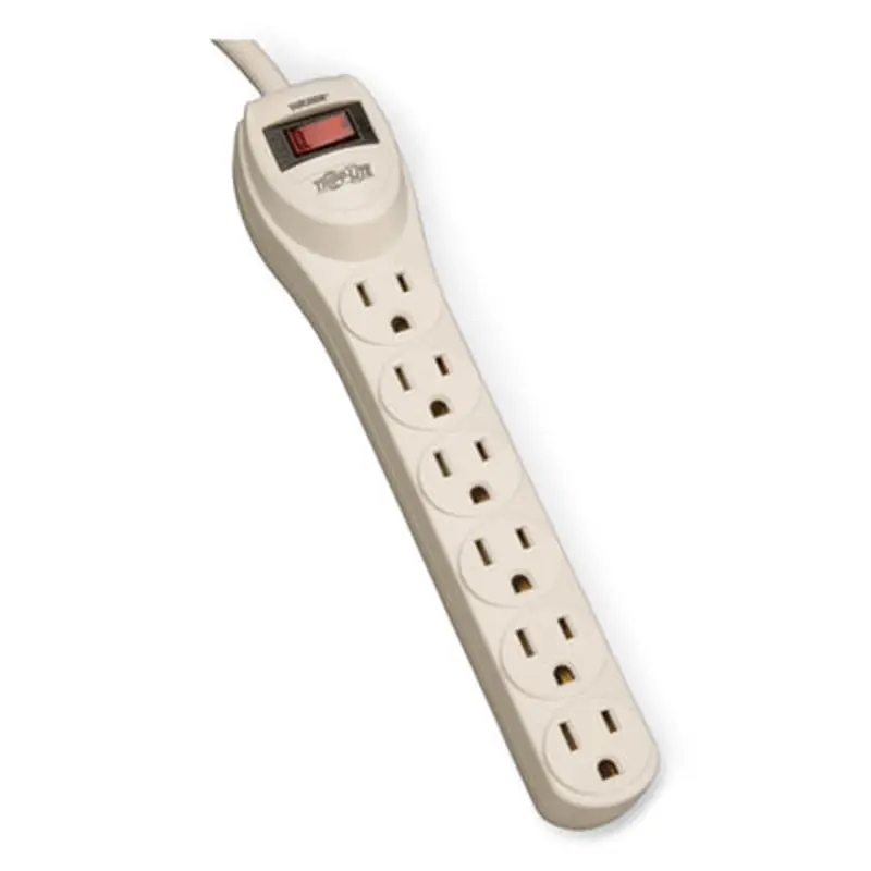 Waber-by-Tripp Lite Industrial Power Strip, 6 Outlets, 4 ft Cord, Gray - Power Strips | Tripp Lite by Eaton