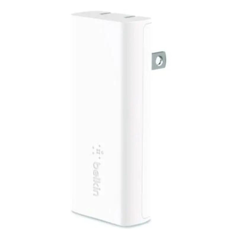 BOOST CHARGE Dual Wall Charger with PPS   USB-C Cable with Lightning Connector, White - Adapters/Chargers | Belkin