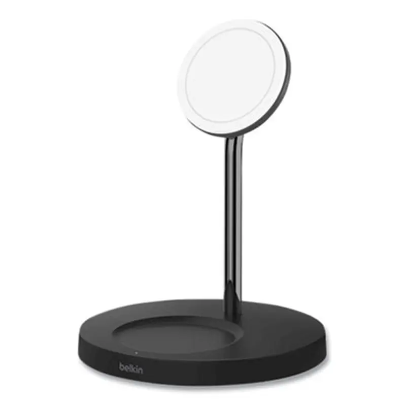 BOOST CHARGE Pro 2-in-1 Wireless Charger Stand, 15 W, Black - Adapters/Chargers | Belkin