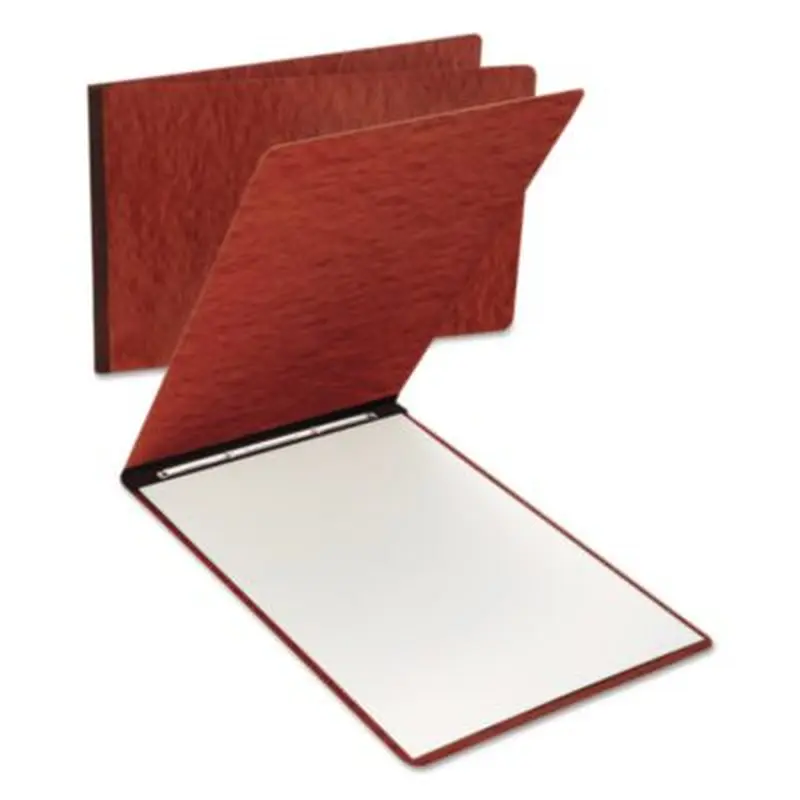 Extra Large Pressboard Report Cover, Two-Piece Prong Fastener, 3" Capacity, 11 x 17, Red/Red - Report Covers | Oxford