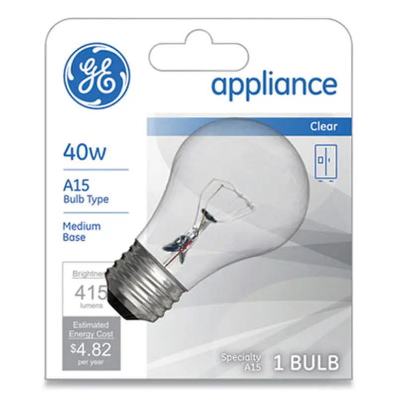 Incandescent A15 Light Bulb, 40 W, Clear - Light Bulbs | GE