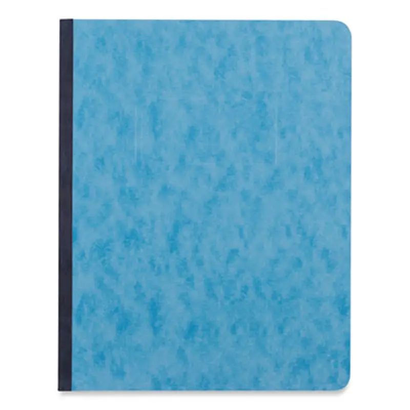 Pressboard Report Cover, Two-Piece Prong Fastener, 3" Capacity, 8.5 x 11, Light Blue/Light Blue - Report Covers | Universal