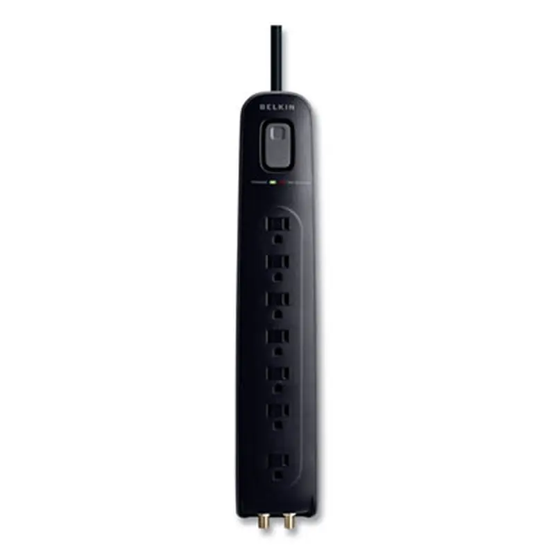 Ultimate Surge Protector, 7 AC Outlets, 4 ft Cord, 2,000 J, Black - Surge Protectors | Belkin