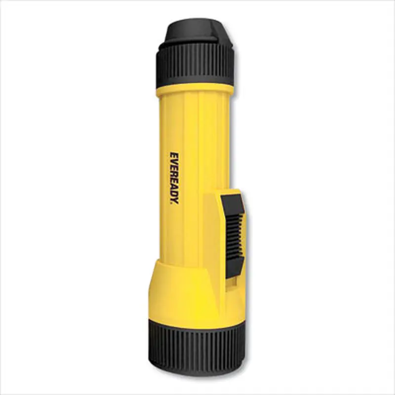 LED Eveready Industrial Economy, 2 D (Sold Separately), Yellow/Black - Flashlights | Eveready