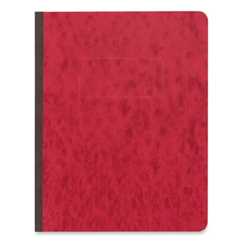 Pressboard Report Cover, Two-Piece Prong Fastener, 3" Capacity, 8.5 x 11, Executive Red/Executive Red - Report Covers | Universal