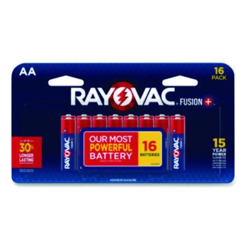 Fusion Performance, Alkaline AA Batteries, 16/Pack - Batteries | Rayovac