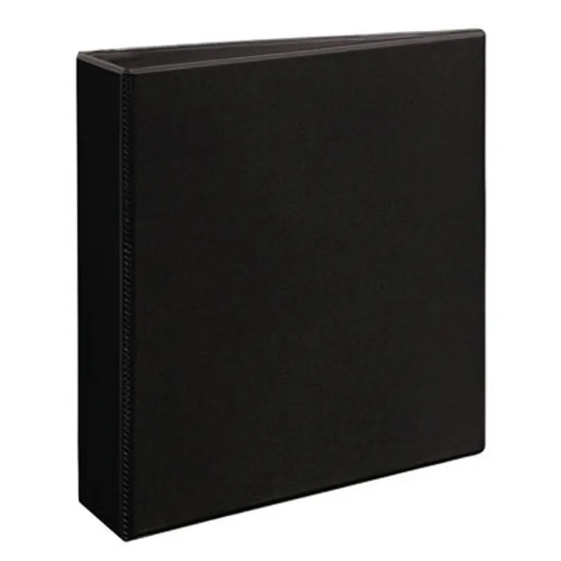 Heavy-Duty View Binder with DuraHinge and One Touch EZD Rings, 3 Rings, 2" Capacity, 11 x 8.5, Black - Binders | Avery