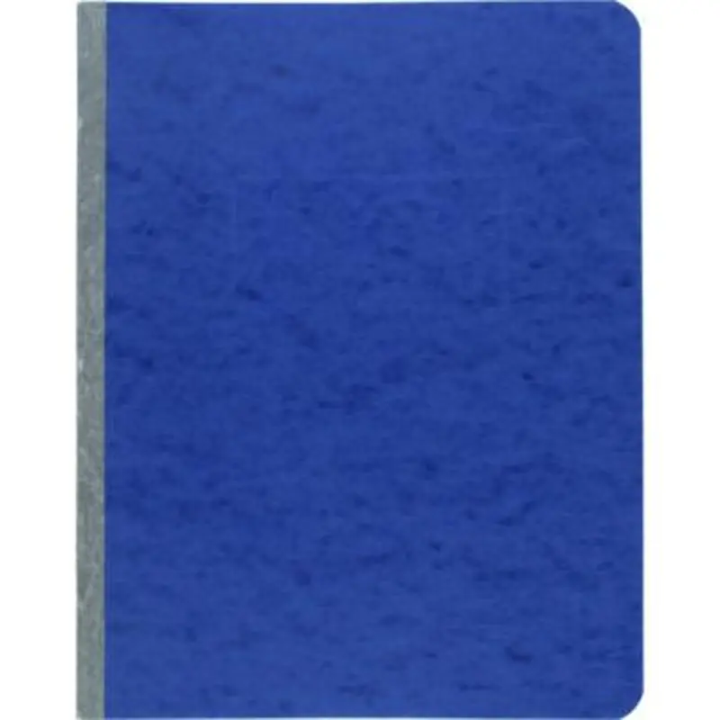 Pressboard Report Cover with Tyvek Reinforced Hinge, Two-Piece Prong Fastener, 3" Capacity, 8.5 x 11, Dark Blue/Dark Blue - Report Covers | ACCO