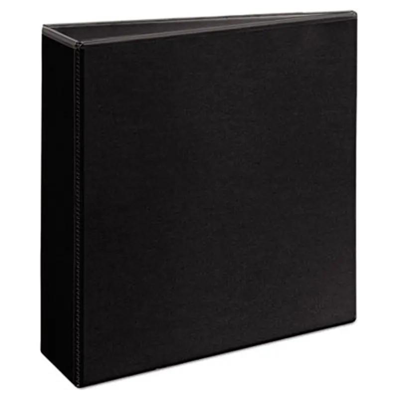 Durable View Binder with DuraHinge and EZD Rings, 3 Rings, 3" Capacity, 11 x 8.5, Black, (9700) - Binders | Avery