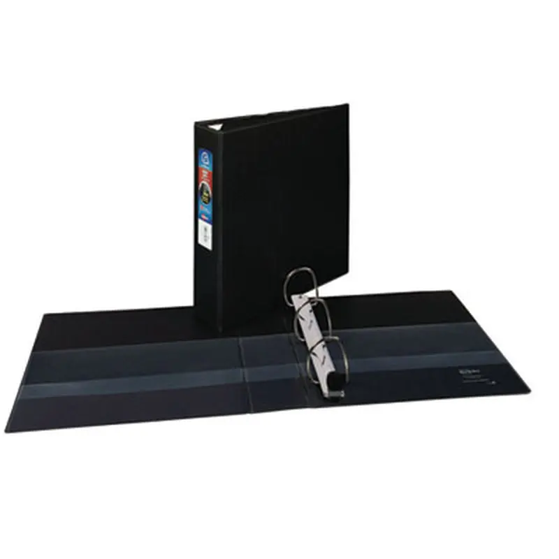 Heavy-Duty Non-View Binder with DuraHinge and One Touch EZD Rings, 3 Rings, 2" Capacity, 11 x 8.5, Black - Binders | Avery
