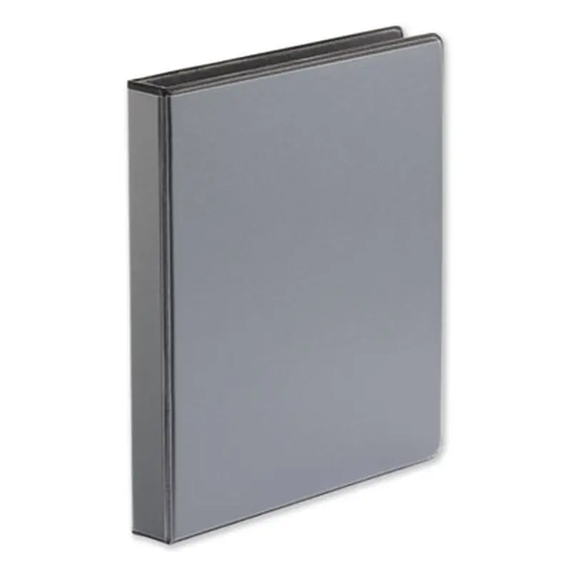 Deluxe Easy-to-Open D-Ring View Binder, 3 Rings, 1" Capacity, 11 x 8.5, Black - Binders | Universal