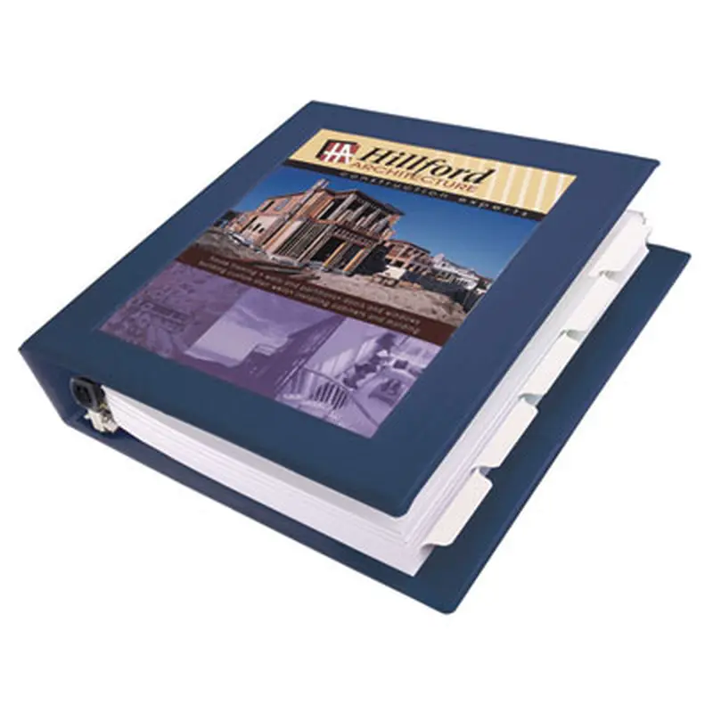 Framed View Heavy-Duty Binders, 3 Rings, 1.5" Capacity, 11 x 8.5, Navy Blue - Binders | Avery