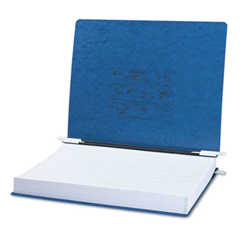 PRESSTEX Covers with Storage Hooks, 2 Posts, 6" Capacity, 14.88 x 11, Dark Blue - Binders | ACCO