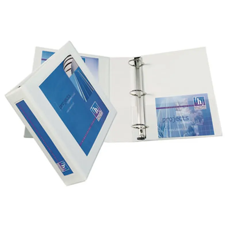 Framed View Heavy-Duty Binders, 3 Rings, 2" Capacity, 11 x 8.5, White - Binders | Avery