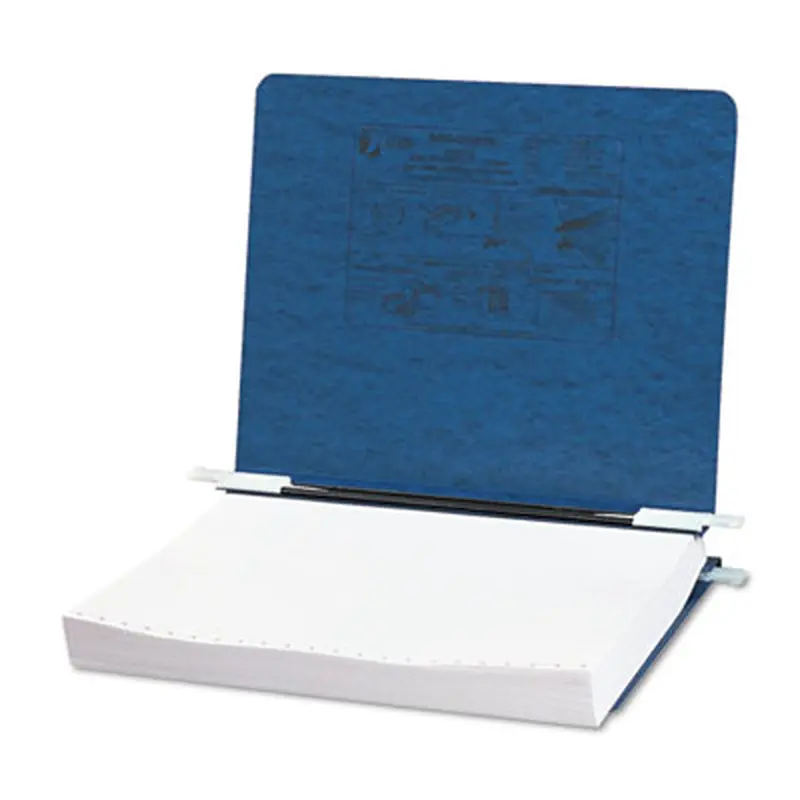 PRESSTEX Covers with Storage Hooks, 2 Posts, 6" Capacity, 11 x 8.5, Dark Blue - Binders | ACCO