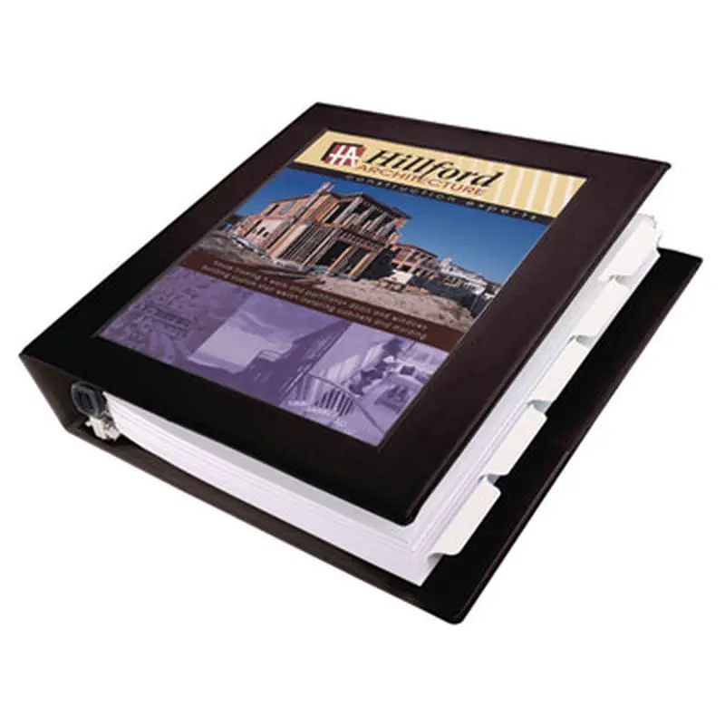 Framed View Heavy-Duty Binders, 3 Rings, 1.5" Capacity, 11 x 8.5, Black - Binders | Avery