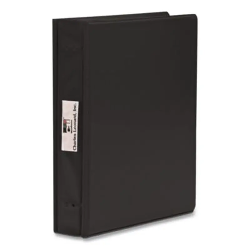 VariCap Expandable Binder, 2 Posts, 6" Capacity, 11 x 8.5, Black - Binders | Charles Leonard