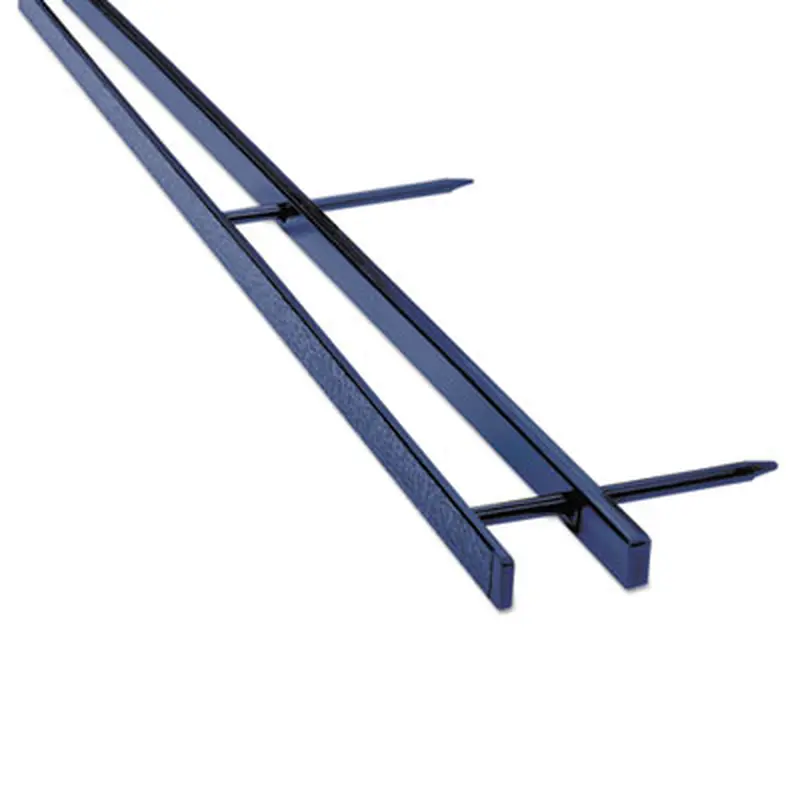 VeloBind Reclosable Spines for 11 x 8.5 Documents, 4 Pins, 1.25" (200-Sheet) Capacity, Blue, 25/Pack - Binding Spines | GBC