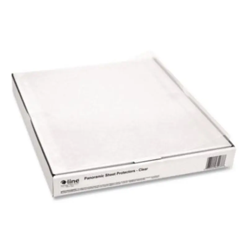 Panoramic Fold-Out Sheet Protectors, Heavy-Duty, Side: 3-Hole Punched, (2) 8.5 x 11 and (1) 11 x 17 Inserts, Clear, 25/Box - Sheet Protectors | C-Line