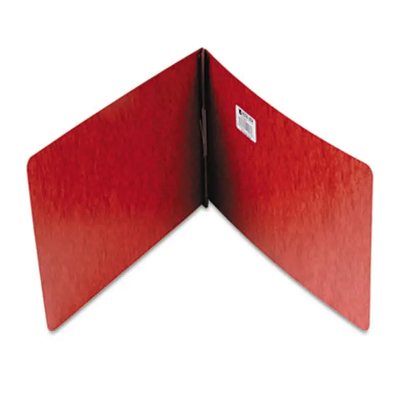 Pressboard Report Cover with Tyvek Reinforced Hinge, Two-Piece Prong Fastener, 2" Capacity, 8.5 x 14, Red/Red - Report Covers | ACCO