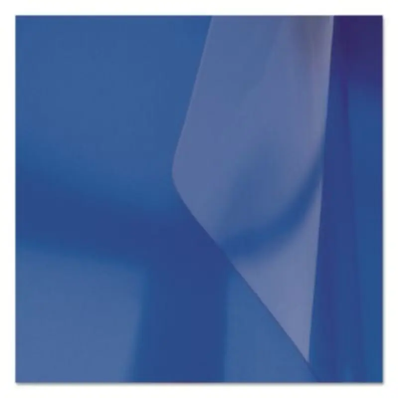 Clear View Pre-Punched Presentation Covers for Binding Systems, Plastic, Round Corners, 11.25 x 8.75, Clear, 100/Box - Binding Systems Covers | GBC