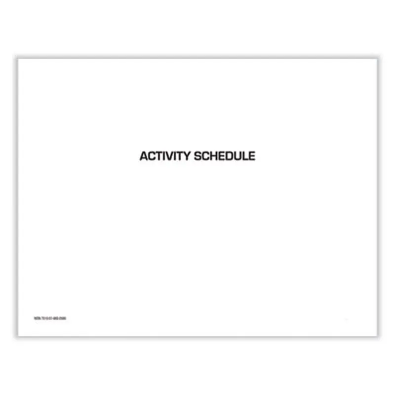 7510016650589, Activity Schedule, 11 x 8.5, White Cover, 12-Month (Jan to Dec): 2026, 10/Pack - Appointment Books & Planners | Unicor