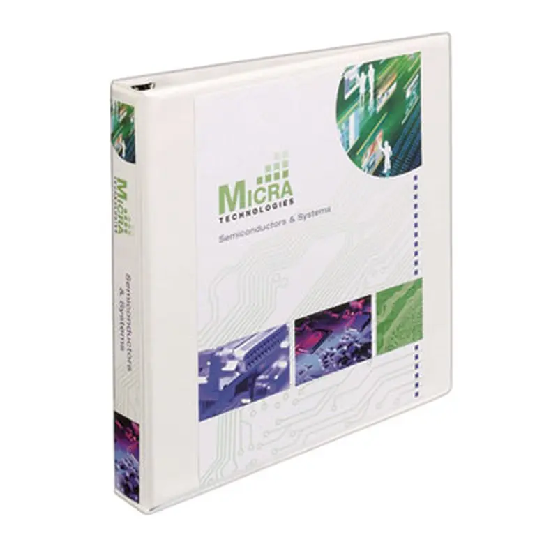 Heavy-Duty View Binder with DuraHinge, One Touch EZD Rings and Extra-Wide Cover, 3 Ring, 1" Capacity, 11 x 8.5, White, (1318) - Binders | Avery