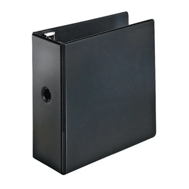 Premier Easy Open Locking Slant-D Ring Binders, 3 Rings, 5" Capacity, 11 x 8.5, Black - Binders | Cardinal
