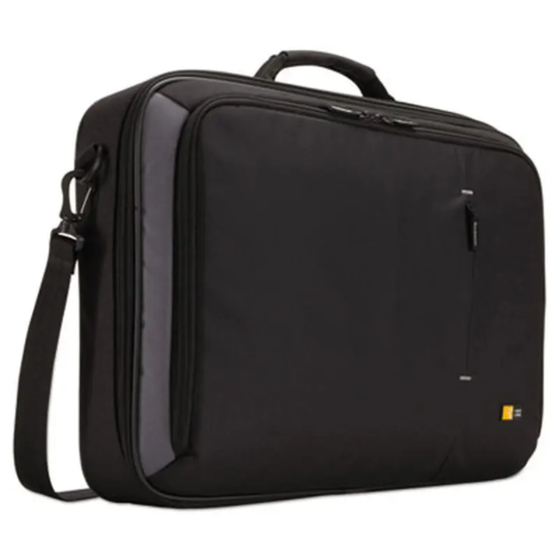 Track Clamshell Case, Fits Devices Up to 18", Dobby Nylon, 19.3 x 3.9 x 14.2, Black - Laptop & Tablet Bags | Case Logic