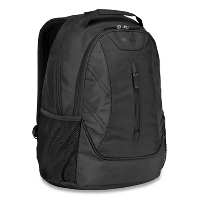 Ascend Backpack, Fits Devices Up to 16", Polyester, 12.5 x 7 x 18.6, Black - Book Bags | Targus