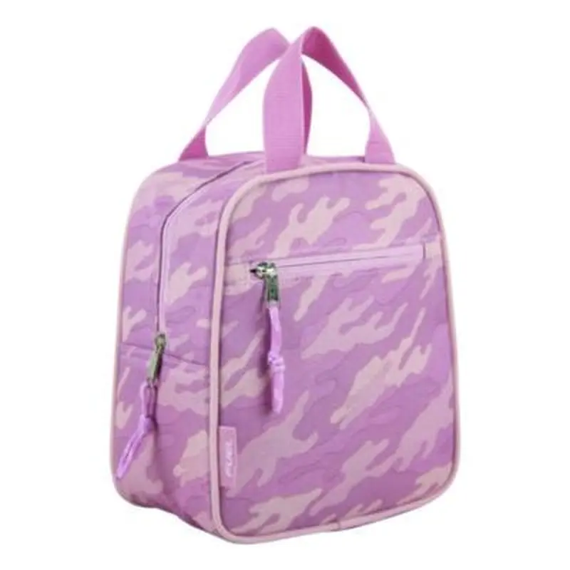 Bijoux Lunch Bag, 7.5 x 4.25 x 9, Pink Camo - Lunch Boxes & Tote Bags | FUEL