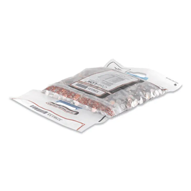 Coin Bag, Plastic, 14.5 x 25, Clear, 50/Pack - Cash Bags | CoinLOK