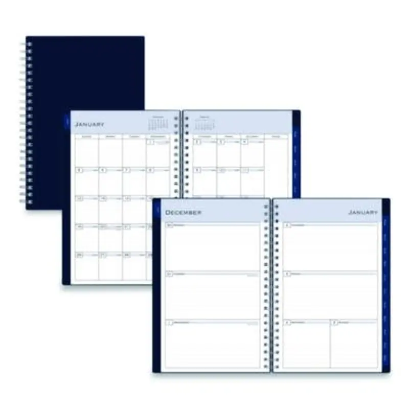 Passages Weekly/Monthly Planner, 8 x 5, Navy Cover, 12-Month (Jan to Dec): 2026 - Appointment Books & Planners | Blue Sky