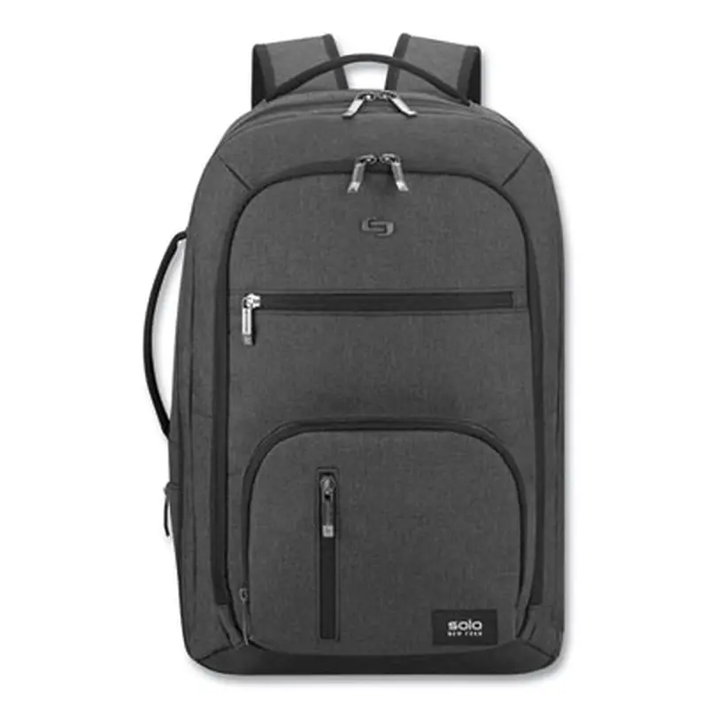 Grand Travel TSA Backpack, 17.3", 11.88 x 7 x 19, Dark Gray - Book Bags | Solo