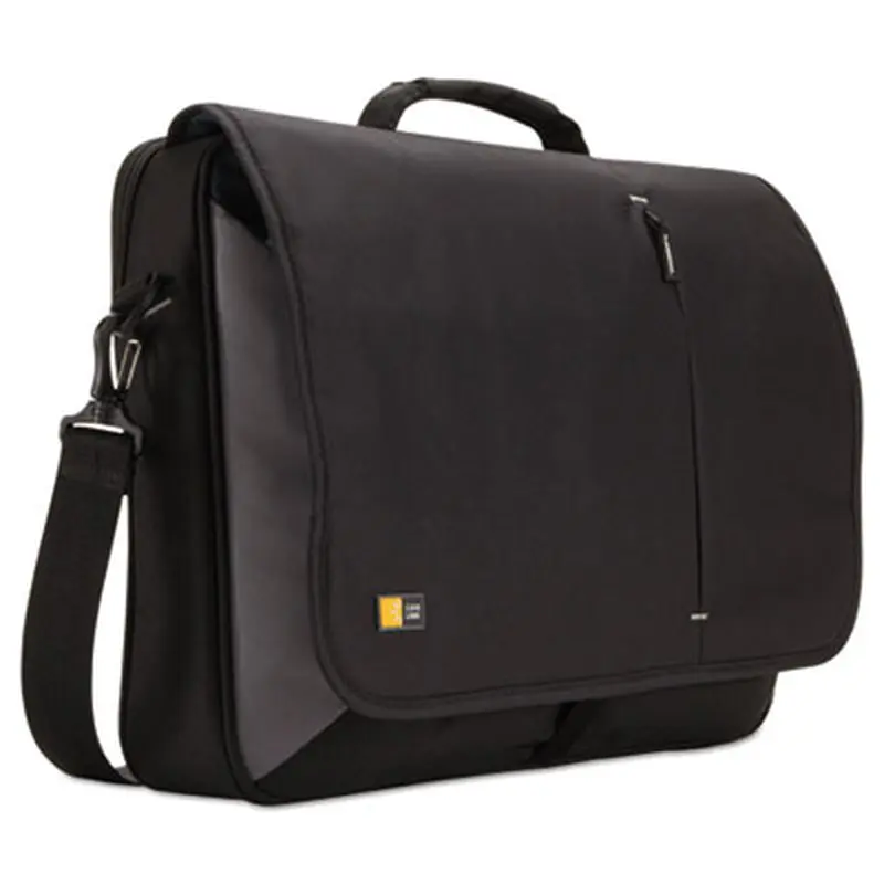 Laptop Messenger, Fits Devices Up to 17", Dobby Nylon, 3.37 x 17.75 x 13.75, Black - Laptop & Tablet Bags | Case Logic