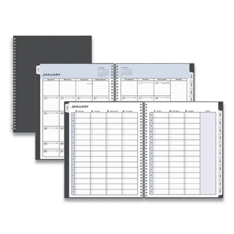 Passages Appointment Planner, 11 x 8.5, Charcoal Cover, 12-Month (Jan to Dec): 2026 - Appointment Books & Planners | Blue Sky