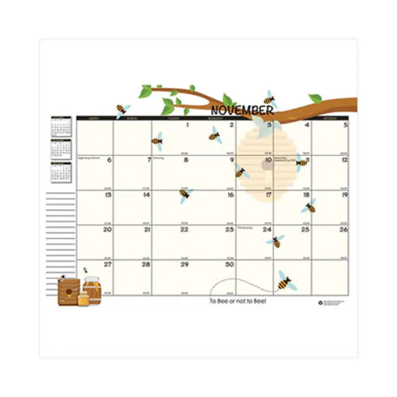 Recycled Academic Honeycomb Planner, Honeycomb Artwork, 10 x 7, Multicolor Cover, 12-Month (Aug to July): 2025 to 2026 - Appointment Books & Planners | House of Doolittle