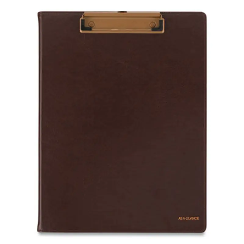 Signature Collection Monthly Clipfolio, 11 x 8, Distressed Brown Cover, 13-Month: Jan 2026 to Jan 2027 - Appointment Books & Planners | AT-A-GLANCE