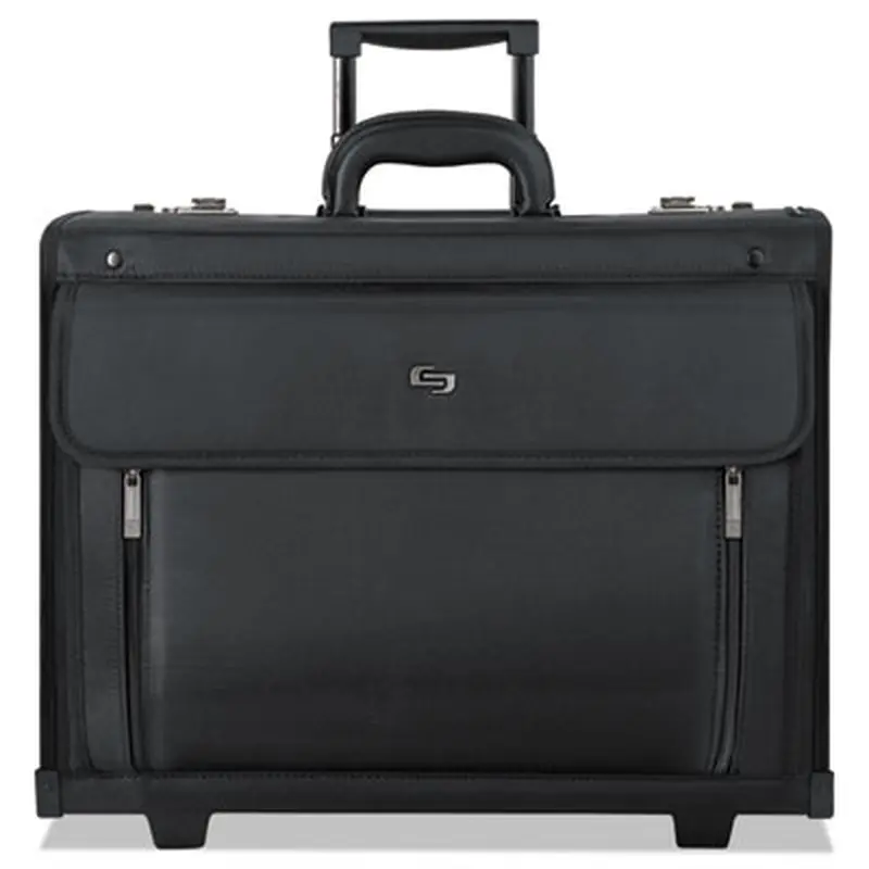 Classic Rolling Catalog Case, Fits Devices Up to 16", Polyester, 18 x 8 x 14, Black - Cases | Solo