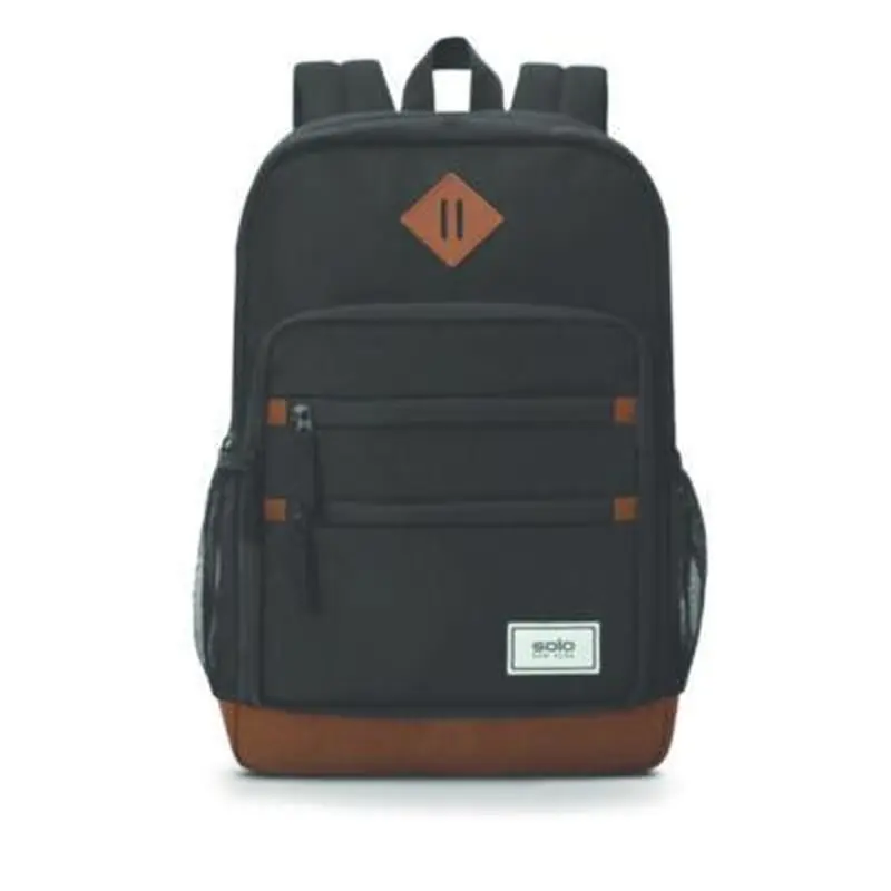 Re:Fresh Machine Washable Backpack, Fits Devices Up to 15.6", 11.4 x 5.25 x 17.5, Dark Gray - Book Bags | Solo