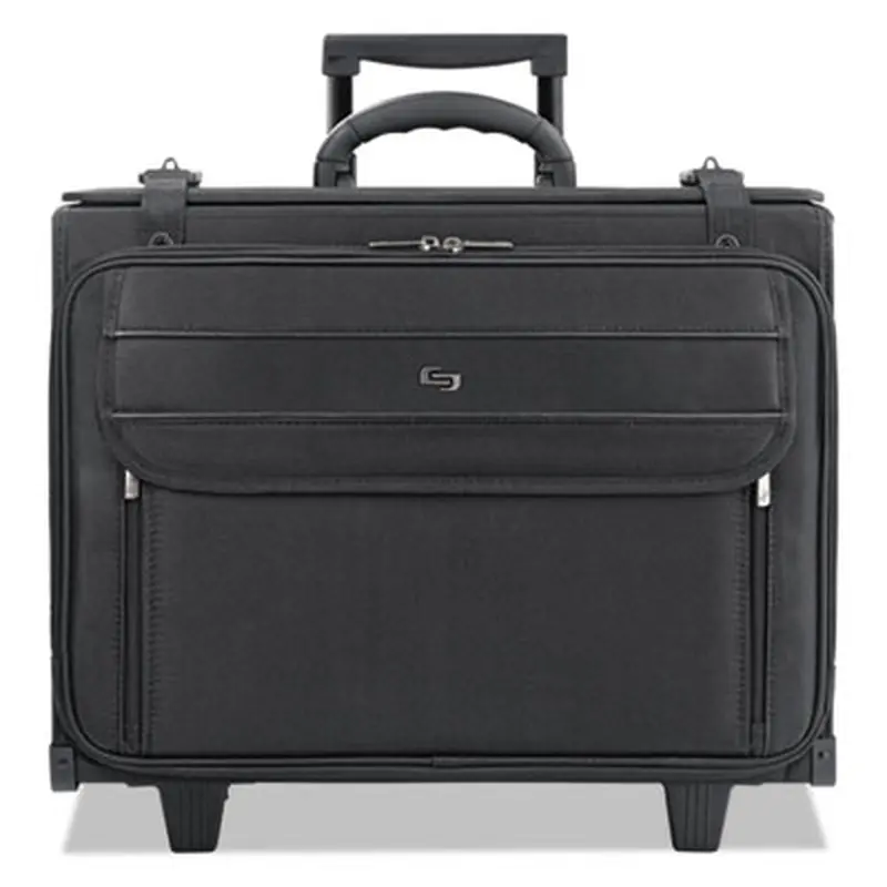 Classic Rolling Catalog Case, Fits Devices Up to 17.3", Polyester, 18 x 7 x 14, Black - Cases | Solo