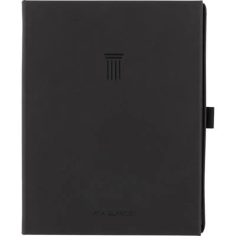 Foundation Undated Weekly/Monthly Planner, 8.5" x 6.75", Black Cover, 12-Month: Undated - Appointment Books & Planners | AT-A-GLANCE